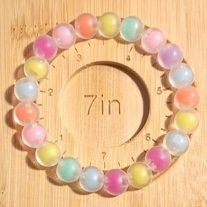 Handmade Rainbow Beaded Bracelet